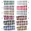 (white) 24 Pcs False Nails Shimmering Powder Artificial Nail Tips Coffin 3