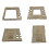 Wood Knitting Needle Gauge Tool Yarns Measuring Tool-Type D 2