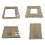 Wood Knitting Needle Gauge Tool Yarns Measuring Tool-Type D 5