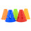 10 Pack Agility Sports Cones with Windproof Hole-Yellow 7