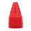 10Pcs Colorful Agility Marker Cones Roller Skating Practice-Red 1