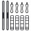 Bicycles Silicones Strap Mount Strap, Cycling-Set one 1