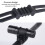 Bicycles Silicones Strap Mount Strap, Elastics Flashlight-Set 2 7