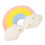Soft Rainbow Cloud Moon Pillow Delicate Cushions-rainbow cloud 1