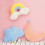 Soft Rainbow Cloud Moon Pillow Delicate Cushions-rainbow cloud 5