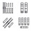 Bicycles Silicones Strap Mount Strap, Cycling-Set one 2