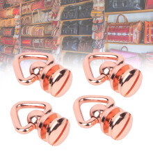 4 Stück Metallrundkopfnieten Lila Bronze für Lederarbeiten