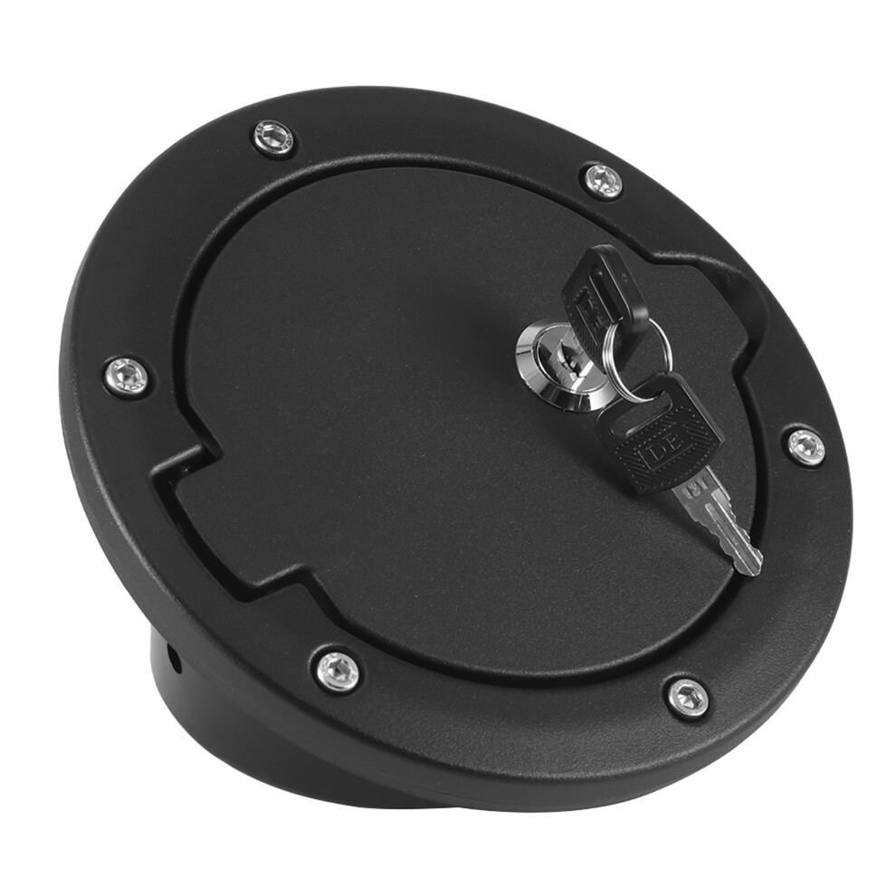 Heavy Duty Locking Fuel Cap Cover For Jeep Wrangler Jk 2-Door & 4-Door 8721362327421