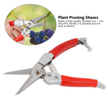 Rotes Griff gerade Baumschere Gartenschere für Pflanzen 20 cm