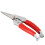 Rotes Griff gerade Baumschere Gartenschere für Pflanzen 20 cm 10