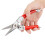 Rotes Griff gerade Baumschere Gartenschere für Pflanzen 20 cm 3