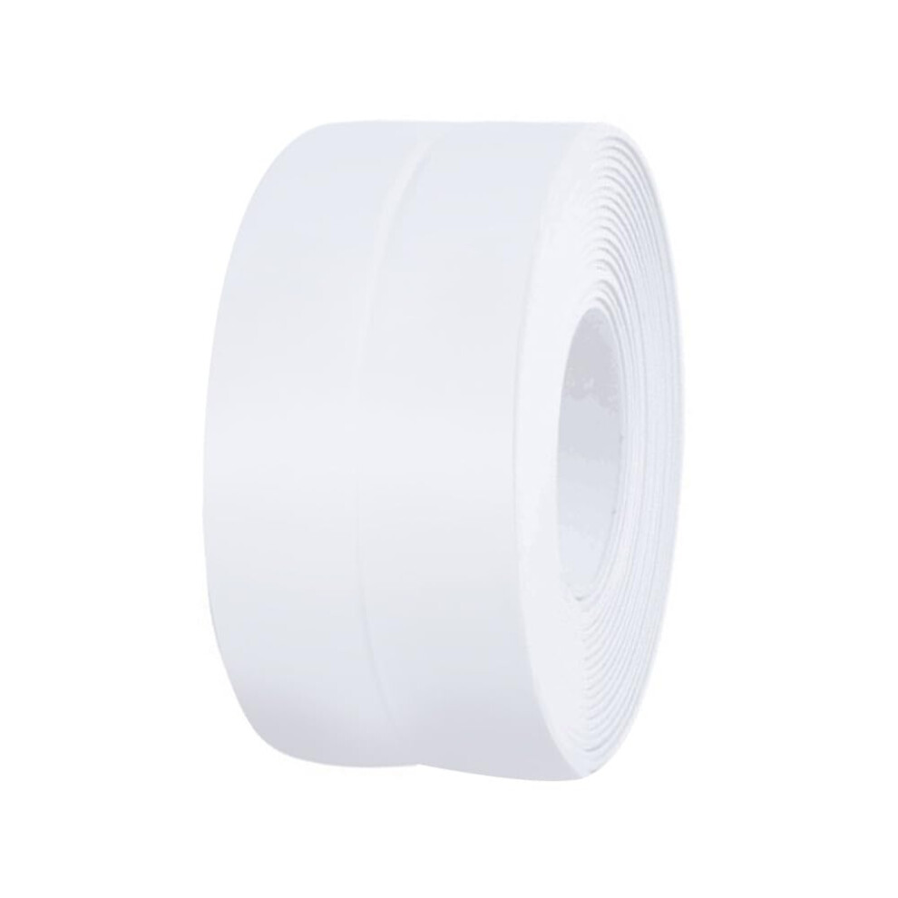 White Caulk Tape Waterproof Self Adhesive, Toilet Caulk Sealant Tape, Bathtub Caulk Sealing Strip Tape-3.2M 9323874016580