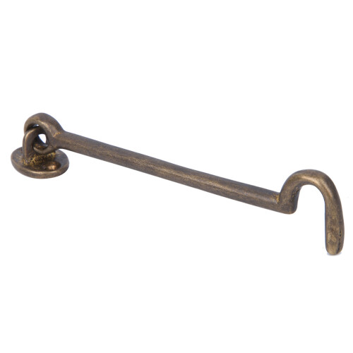 Antikes Messing-Fensterschloss & Windstütze 17x3,1cm Bronze/Messing