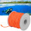 Portable Nylon Diving Handle Line Reel with 46m Orange Spool Tool 3