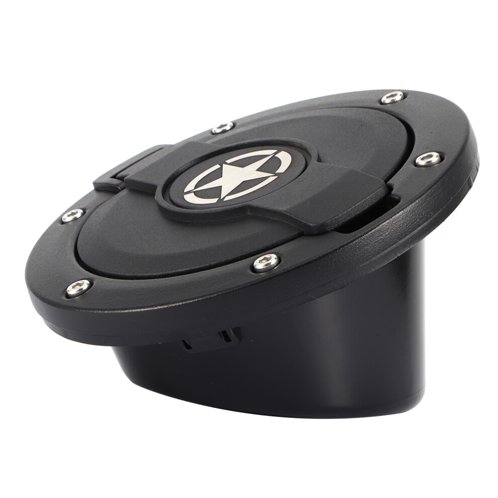 Oil Tank Cap With Star Pattern For Jeep Wrangler Jk Black 4641362331799