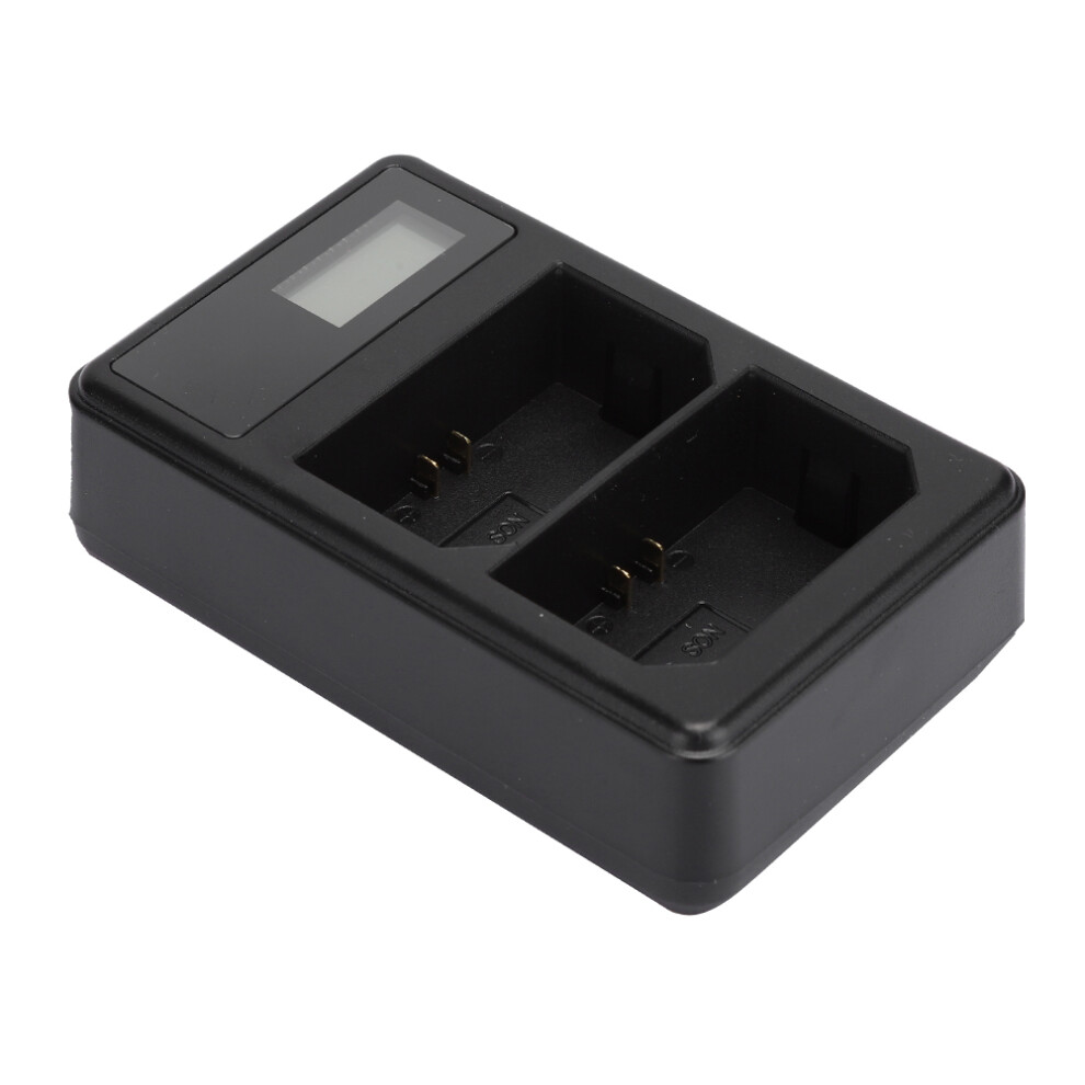 Dual Slot Battery Charger For Np-Fz100 With Lcd, Compact 85X50x20mm Black 4931362334600