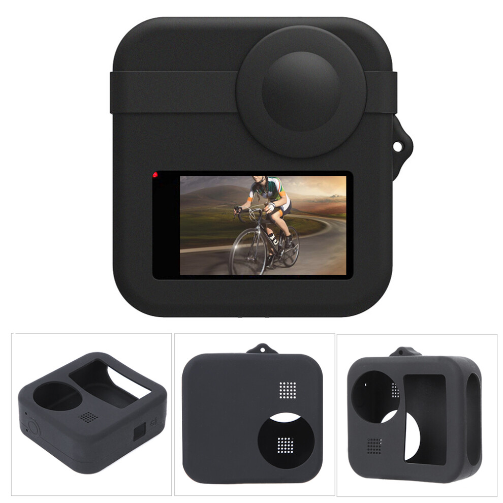 Silicone Protective Case Cover For Gopro Max Action Camera Black 5071362334565