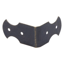 50PCS Bronze Iron Wooden Corner Protectors, 4.5x1.3cm & 8x1.8cm