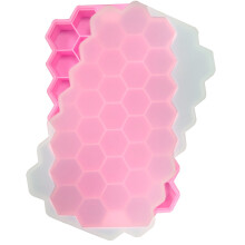 Hexagonale ijsblokjesvormen in prismavorm, herbruikbaar en BPA-vrij siliconen, gemakkelijk te lossen voor de vriezer, perfect voor whisky, tequila en
