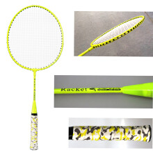 2-Spieler Badminton-Set mit 2 Schlägern, Bällen & Tragetasche, 53,5 cm