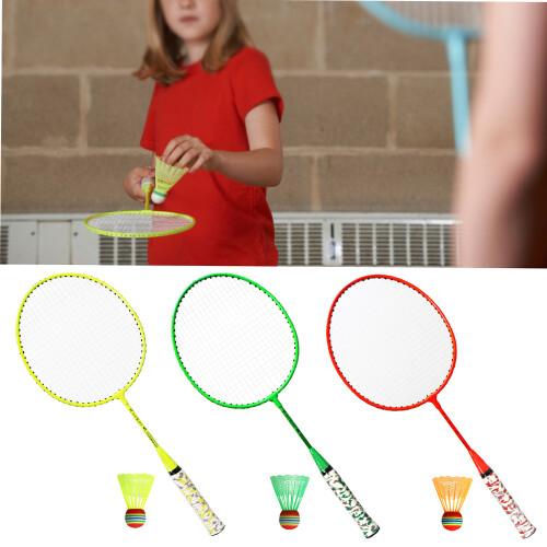 Children's 2-Player Badminton Racket Set with Shuttlecock Included 1
