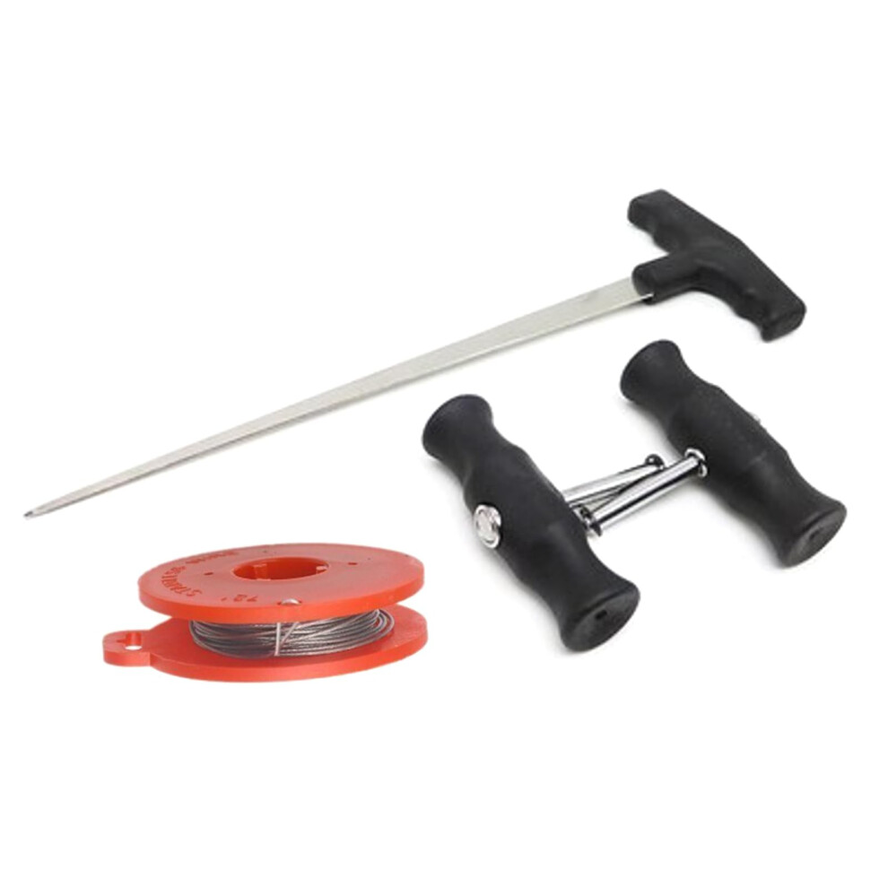 Car Windshield Repair Removal Tool Kit Windshield Glass Cut Out Wire With Handle Car Windscreen Remover Tool Removal Kit 9339159282656