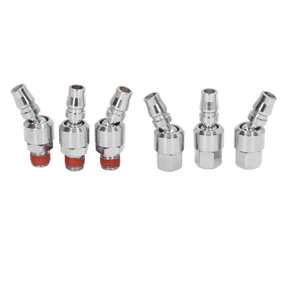 Durable Steel Air Plug 1/4In Npt Male Female Quick Connect Fitting 4611362337008