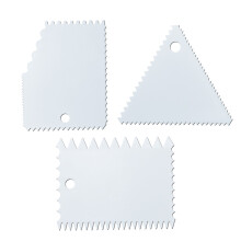 Teigschaber-Set für den professionellen Einsatz, mehrfarbiges Set mit einzigartigem Design für mehr Komfort, flexibler Teigschneider aus Kunststoff