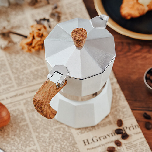Μηχανή εσπρέσο Moka Pot, Ιταλική εμπειρία παρασκευής καφέ, ασφαλής και 2