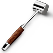 Fleischklopfer, doppelseitiger Fleischhammer mit rutschfestem Holzgriff, robuster Küchenfleischklopfer für Steak, Hähnchen und Schweinefleisch,