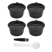 Újratölthető kávékapszula, jó szűrőhatás és sima kávéadagolás, kompatibilis a Dolce Gusto otthoni vagy irodai kávékedvelők alapvető