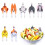 Food Picks Fruit Forks Dessert Toothpicks Reusable Plastic Tableware 1