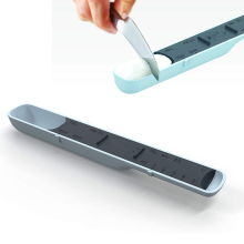 Kitchen Hero: Justerbara måttskedar med dubbla huvuden, ergonomiskt handtag för komfort, platsbesparande design för att hålla ditt kök