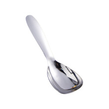Stainsless Steels Serving Spoons Rice Paddle Spoons-Silver