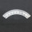 Protractor Milling Machine Part Angles-0 to 90 degree arc R 5