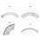 Protractor Milling Machine Part Angles-0 to 90 degree arc R 3