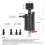 Schwarzer Aluminium-Ölabscheider universal 500ml Luftabscheidersatz kit 2
