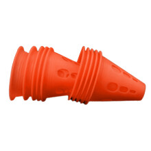 10Pcs Colourful Agility Marker Cones for Roller Skating-orange