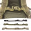 Backpack Chest Bag Strap Adjustable Shoulder Strap Hiking-Black 3
