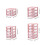 Plastic Desk Storage Box Desktop Organizer Clear Drawers-pink 2 5