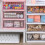 Plastic Desk Storage Box Desktop Organizer Clear Drawers-pink 2 6