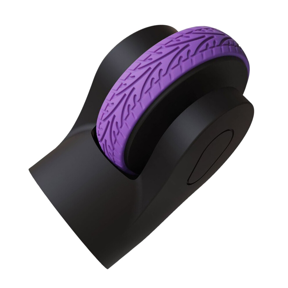 4Pcs Luggage Wheel Cover Silicone Cover Suitcase Wheel- Purple 7704000160810