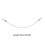 Transport Double Looped End Black Coated Stainless Braided 3