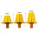 12Pcs Quality Football Shoe Studs for 5MM Threaded-Silver 11mm 2