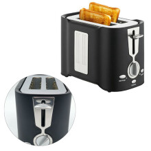 Multifunktionaler 2-Scheiben-Stoßtoaster 800W mit herausnehmbarem Fach