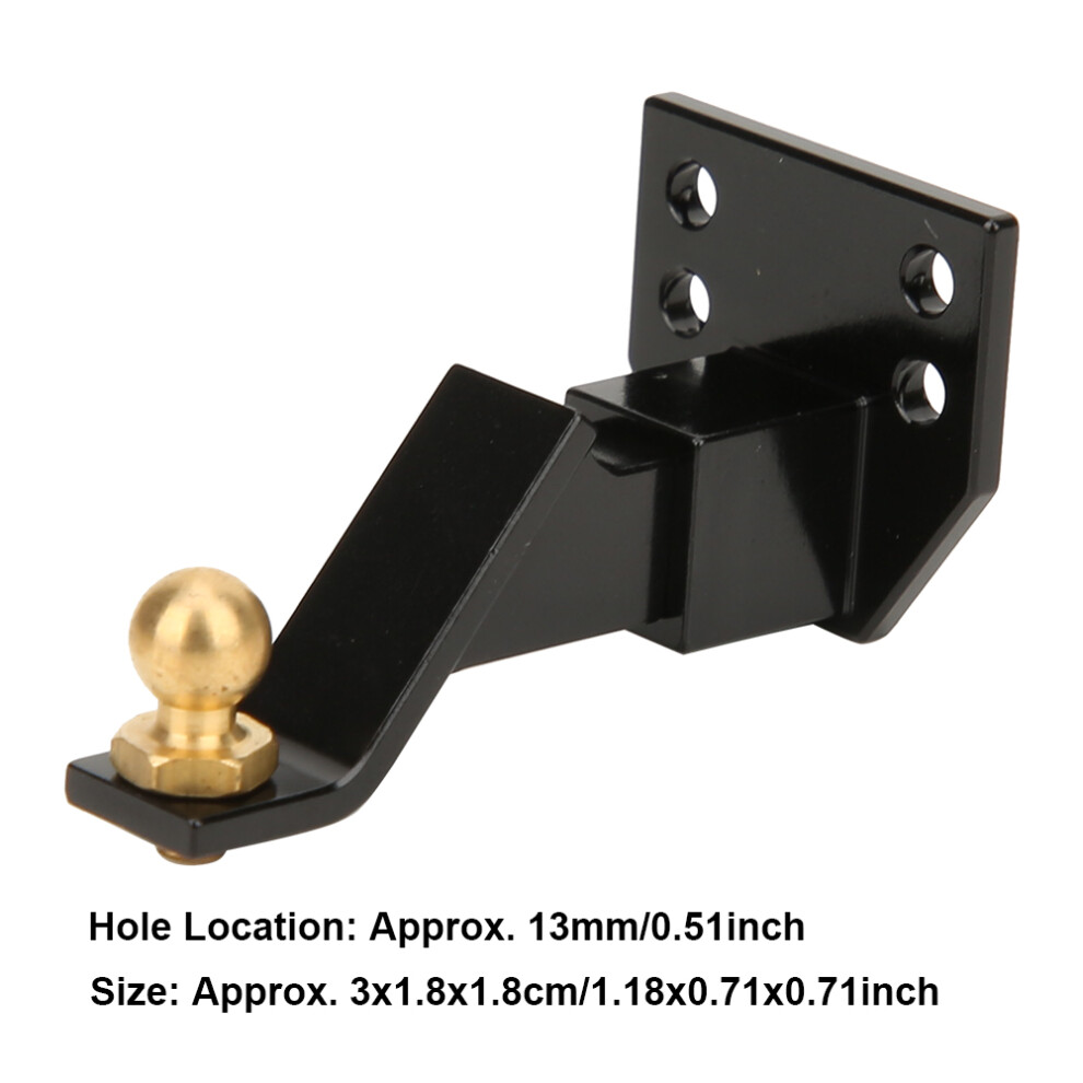 Rc Car Metal Hitch Shackles For D90 Scx10 Cc01 - Durable Design Black 3101362339436