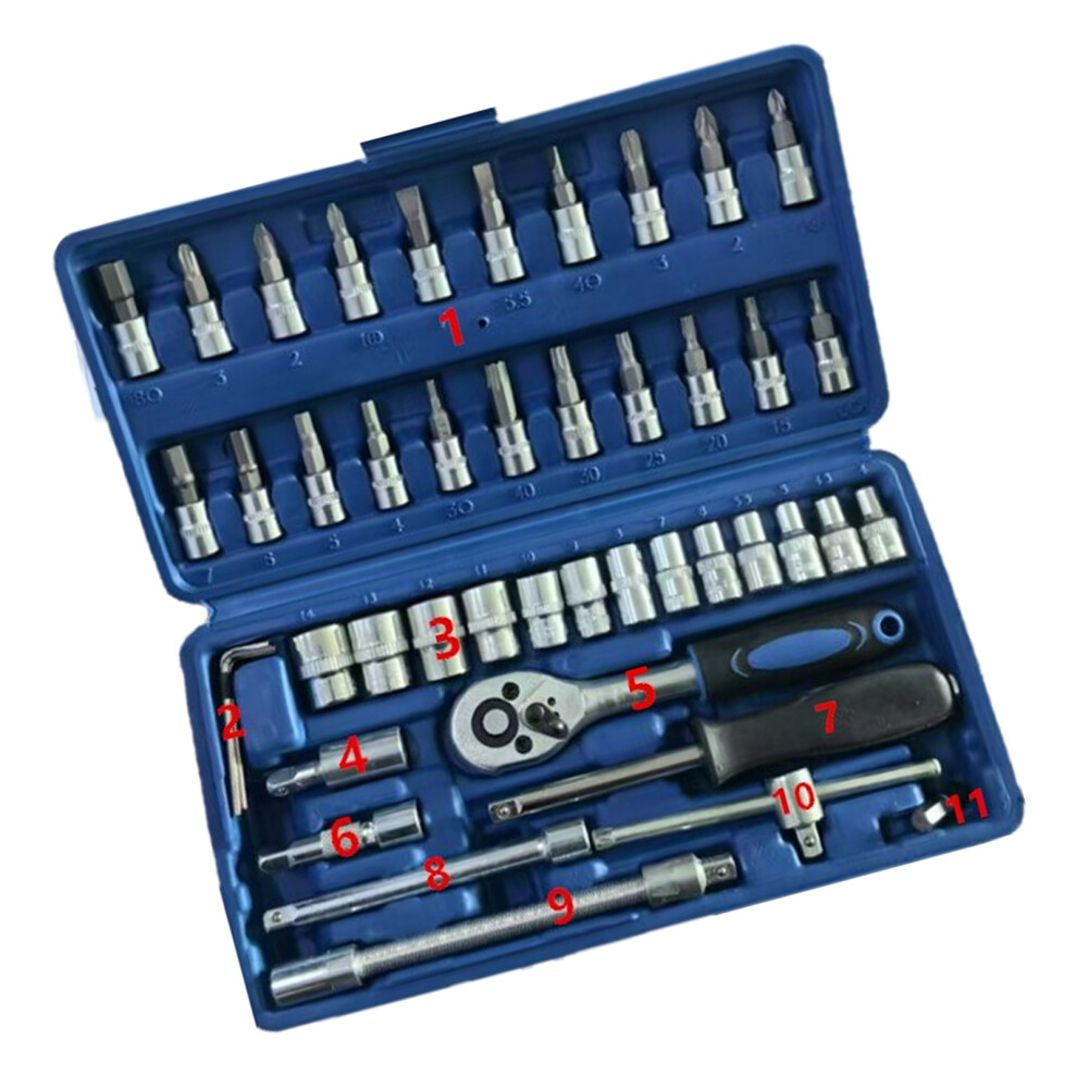 46 In 1 Ratchet Screwdriver Narrow Small Space Maintenance 7754000165919