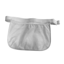 Tennis Ball Holder Carrier Mesh Storage Bag Carrying Bag for Golf Fitness Exercise White