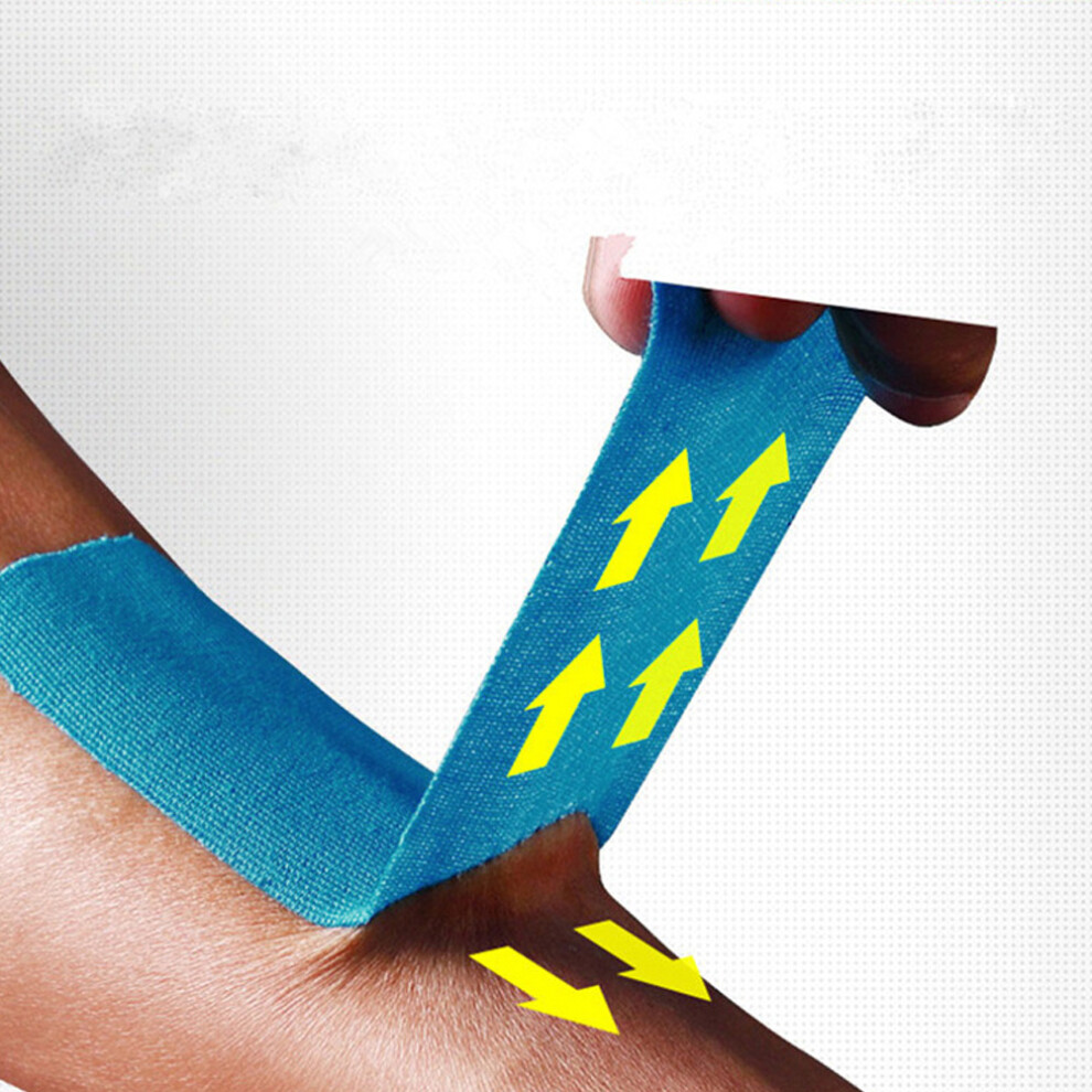 Light/Blue Sports Kinesiology Tape Muscle Support Bandage Pain Relief 5Cm X 5M