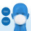 50PCS Disposable Face Mask Filter Pads, 3-Layer, Breathable, 12.5x12cm 12